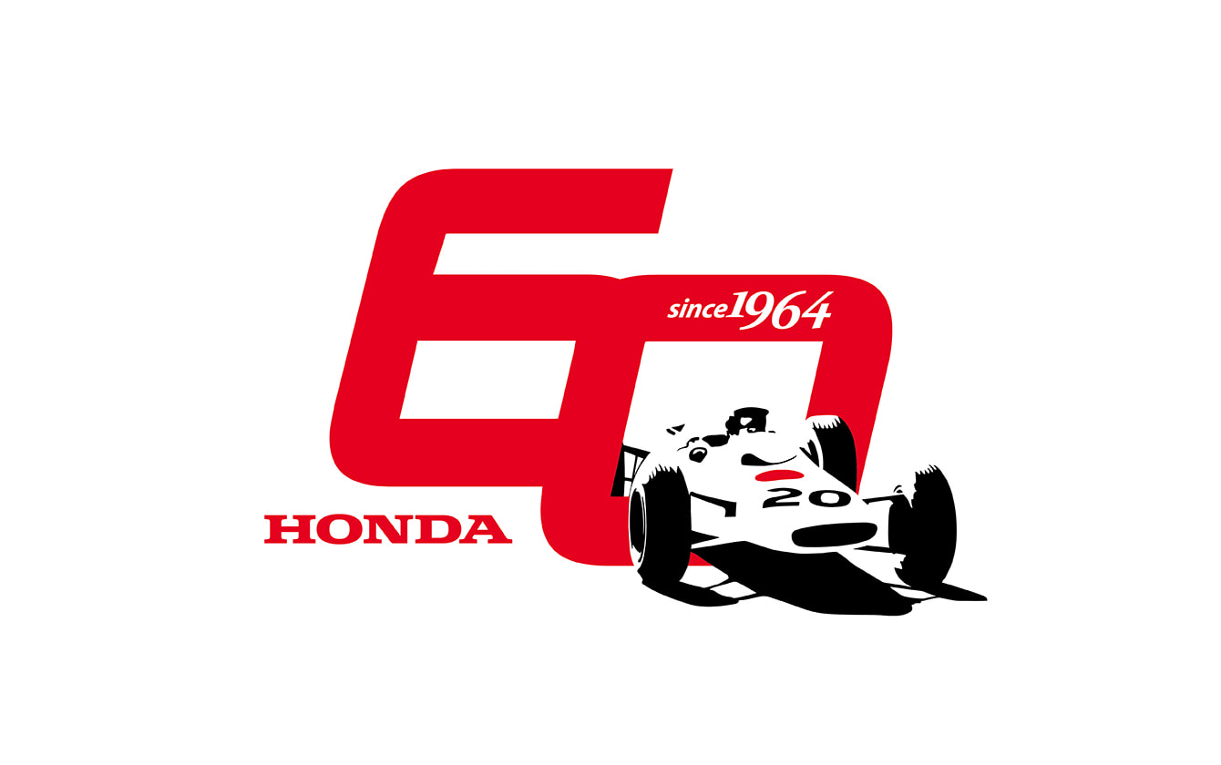 Honda F1 60th Anniversaryロゴ