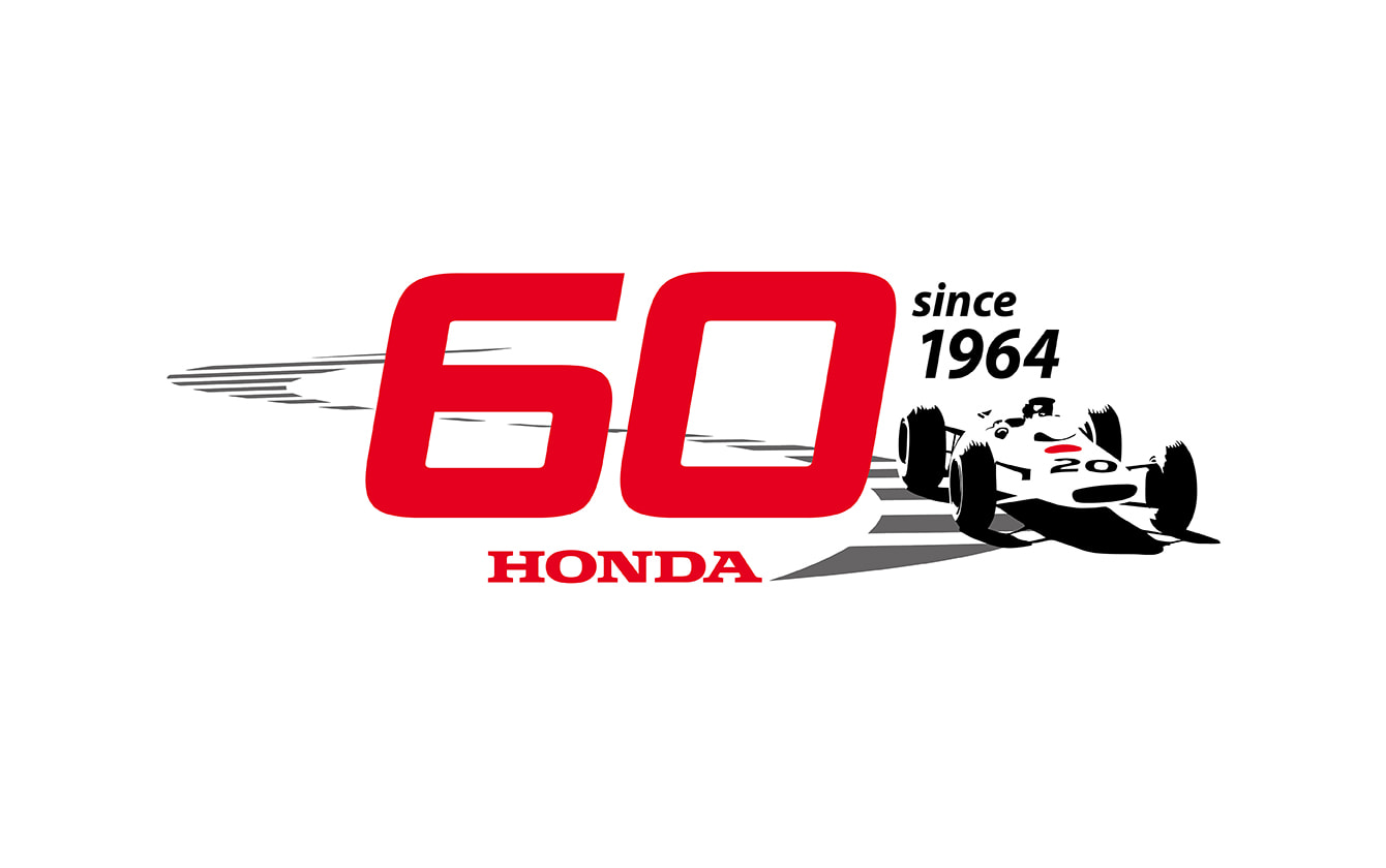 Honda F1 60th Anniversaryロゴ