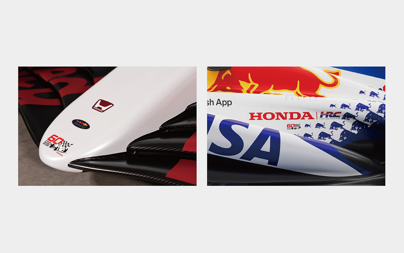 Honda F1 60th Anniversaryロゴ