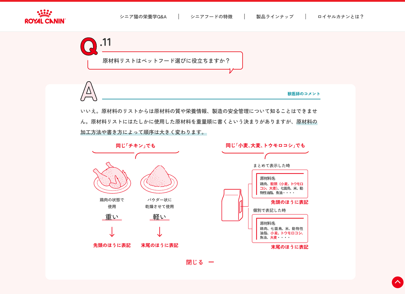 某ペットフードメーカー